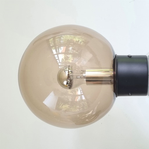 2x Ceiling lamps Glashutte Limburg Design 1970s