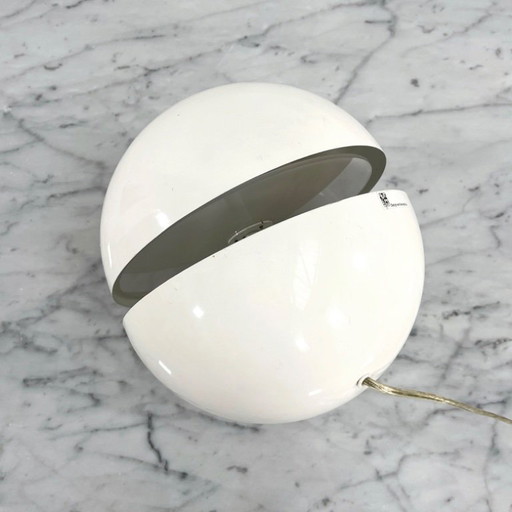 White Sphera Table Lamp by Andrea Modica for Lumess, 1970s