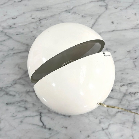 Image 1 of Lampe de table White Sphera d'Andrea Modica pour Lumess, années 1970