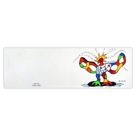 Image 1 of Niki de Saint Phalle White Firebird screenprint 1993