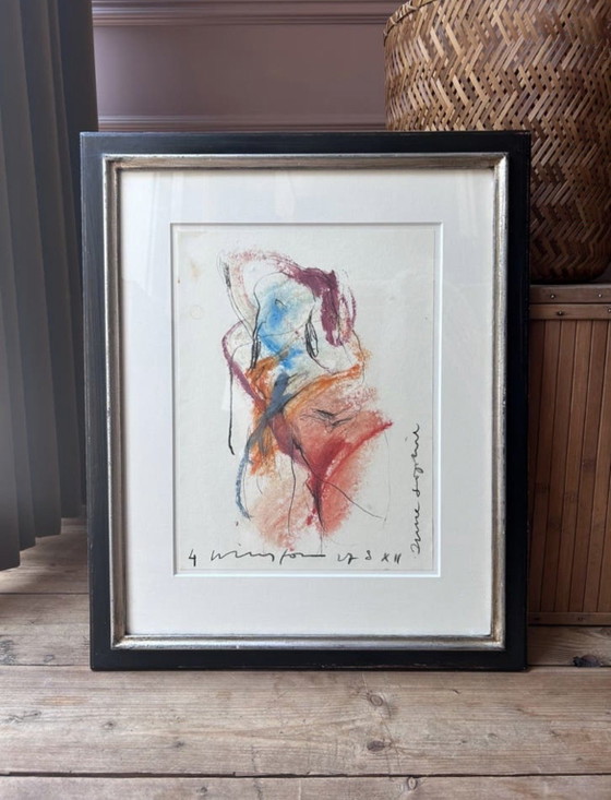 Image 1 of 🎨 Winston Huisman – Set of 2 original, signed artworks (framed)