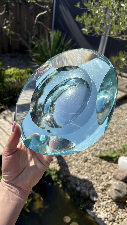 Cendrier ou bol en verre de Murano Gallotti & Radice design italien