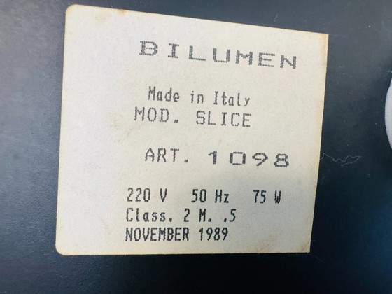 Model 'Slice' Table Lamp by Hans von Klier for Bilumen, Italy, 1987 – Plastic, Metal (photo 4 of 10)