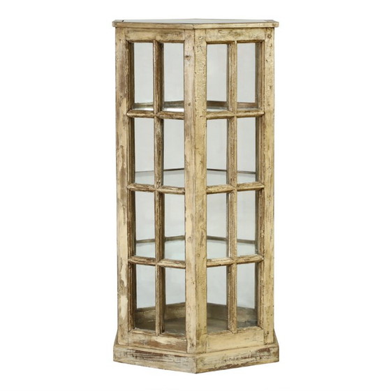 Sechseckige Vitrine CASE – Glas, Metall (photo 6 of 9)