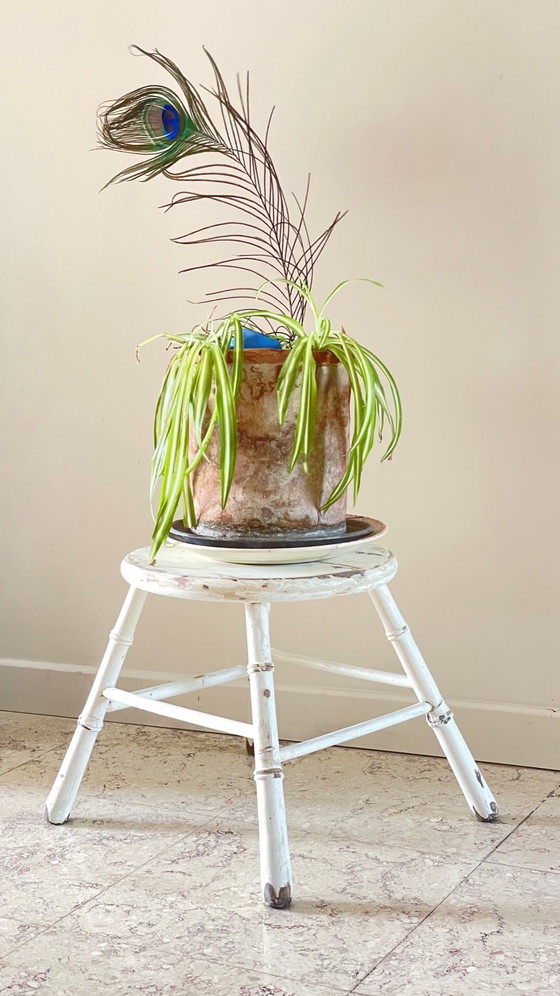 Image 1 of Antiek Bamboe Krukje