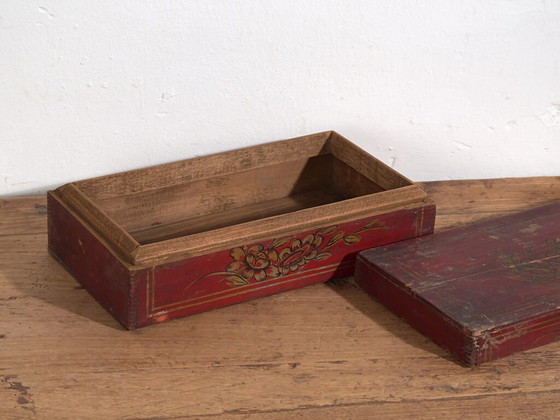 Antica cassa asiatica rossa (c.1900) #13 – Cassettiere (photo 11 of 40)