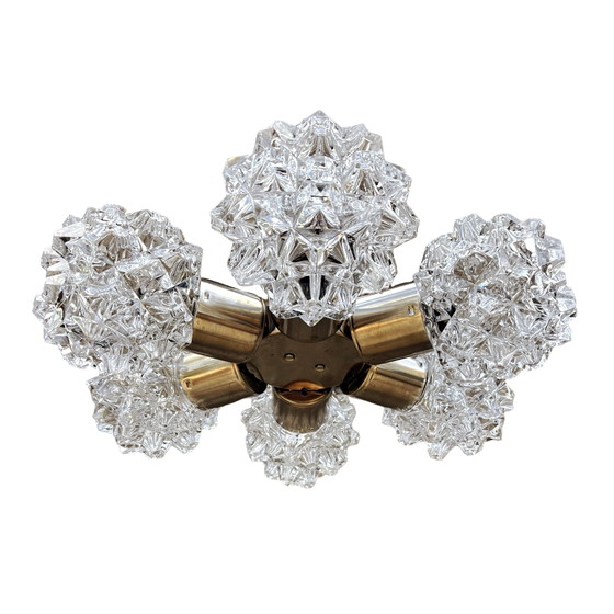 Image 1 of Lámpara de araña Sputnik, Kamenicky Senov, Checoslovaquia, años 70.