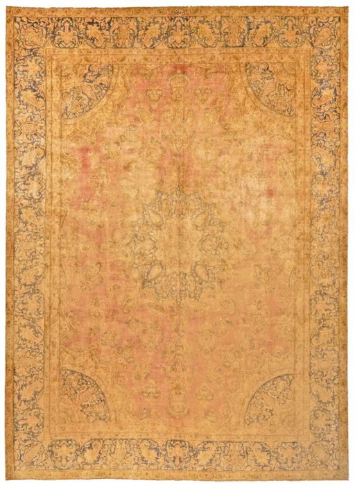 Handgefertigter Vintage-Teppich 395x289 cm