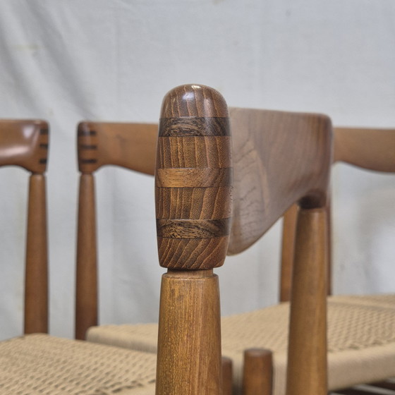 Image 1 of H.W. Klein, sedie danesi vintage Bramin, nuove in corda di carta