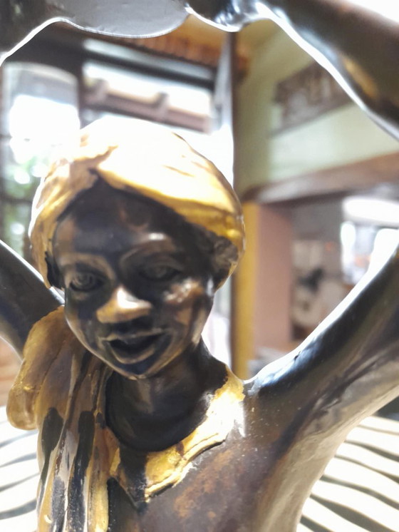 Image 1 of Blackamoor Kerzenständer in Bronze
