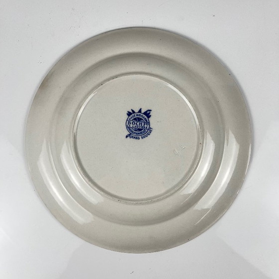 Image 1 of Flat plate "Grand bouquet", Boch brothers, La Louvière, Belgium, 1920
