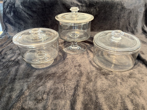 Three Glass Jars
