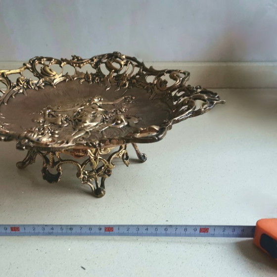 Image 1 of CENTROTAVOLA - FRUTTAIERA CON NINFA E ANGELI