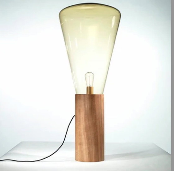 Image 1 of Lámpara Brokis Muffin grande, solo la base en madera de roble