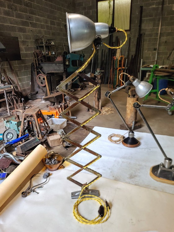 Image 1 of Lampada a fisarmonica Mazda Francia Vintage 1940