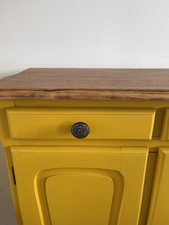 Image 1 of Antique entryway shoe cabinet