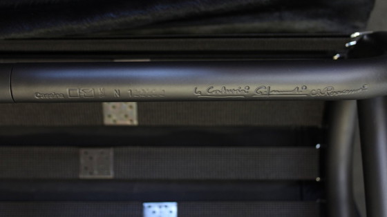 Image 1 of Lc4 Le Corbusier, Cassina, Charlotte Perriand lederen stoelstoelen