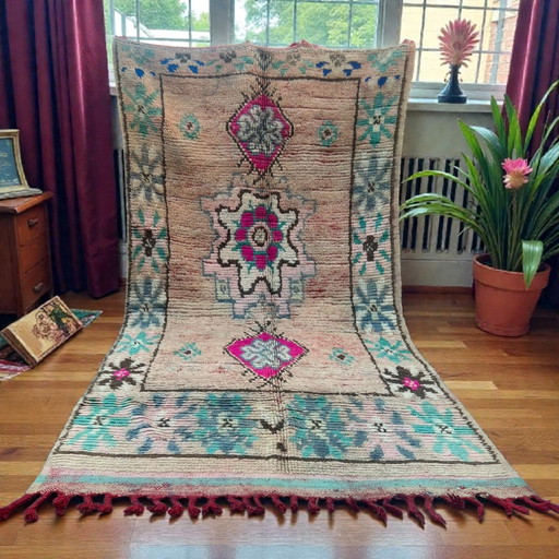 Vintage beni mguild carpet, Moroccan rug 330x180 cm