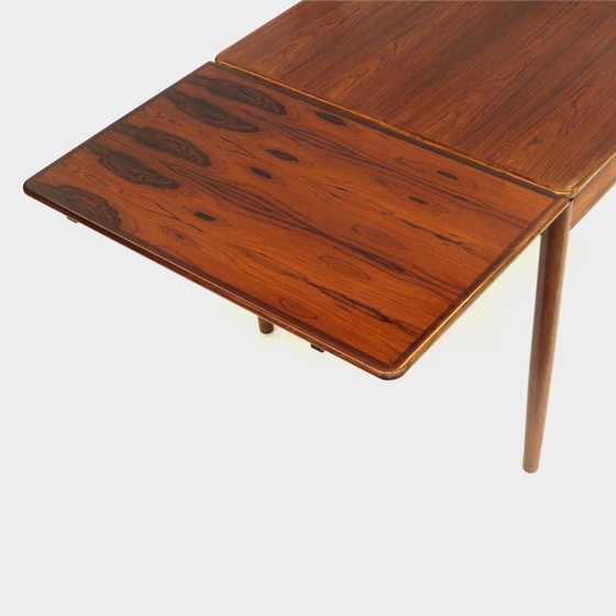 Image 1 of Grote vintage verlengbare eettafel in palissander, 1960s