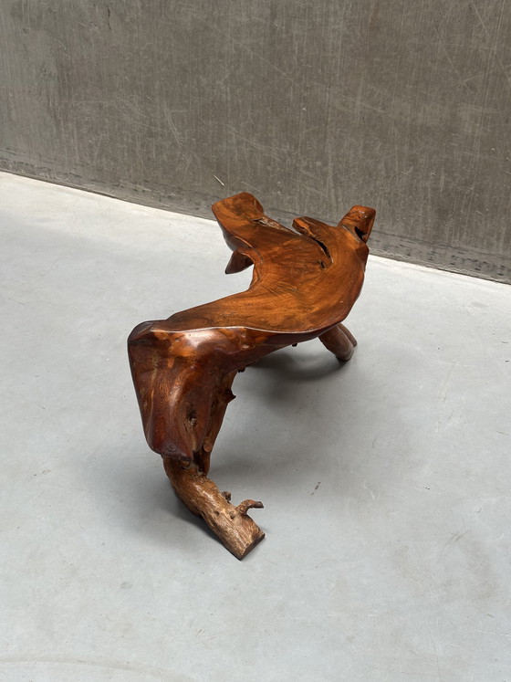 Image 1 of Vintage brutalist wabi-sabi coffee table