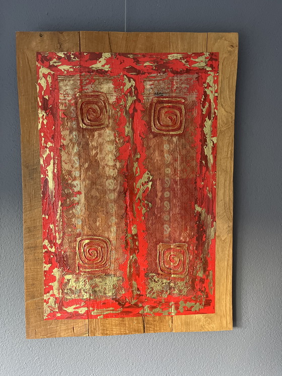 Image 1 of Two beautiful paintings painted on wood
