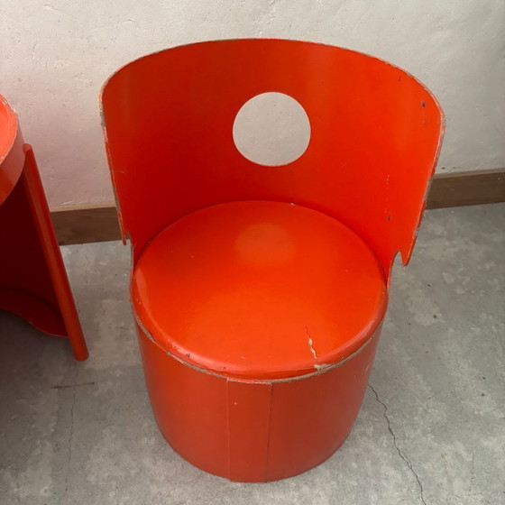 Image 1 of Bureau pour enfant en carton de Jean-Louis AVRIL Vintage