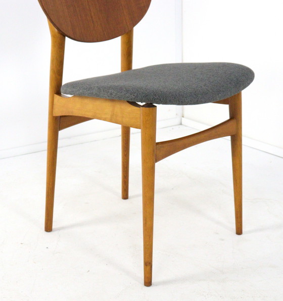 Image 1 of Satz von 4 Vintage Stühlen Neu gepolstert 'Uder'