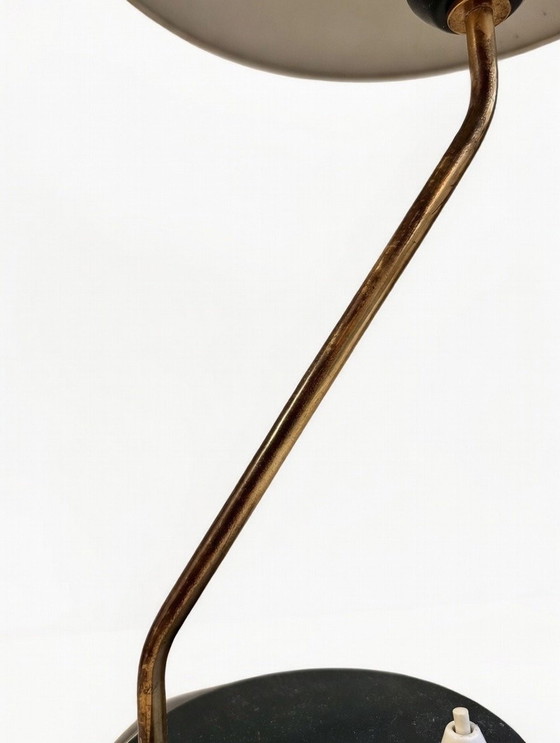 Image 1 of Louis Kalff for Philips - Romeo Desk Lamp (Rare Chrome Shade), 1950s