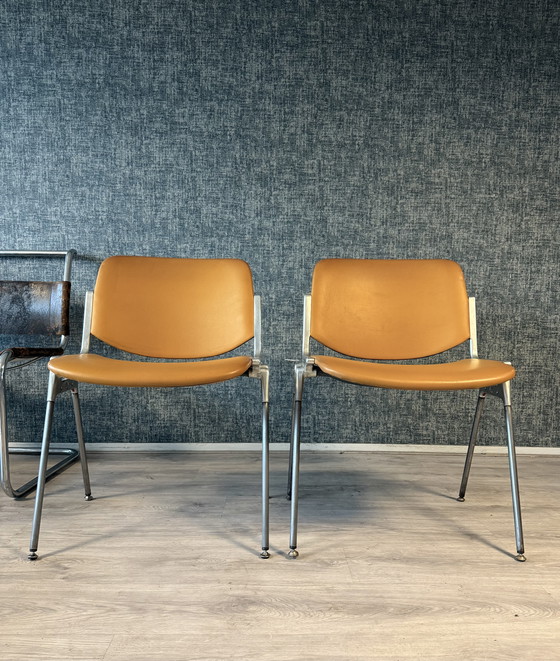 Image 1 of 2 sillas Dsc106 de Giancarlo Piretti para Castelli, década de 1960