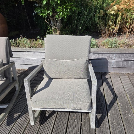 2 Teak Tuin Schommelstoelen – Tuinstoelen, Wood (photo 6 of 7)