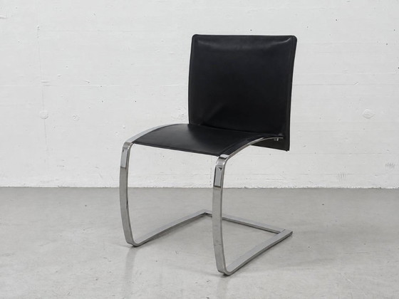 Sedia a sbalzo Zen Enrico Pellizzoni di Christian Werner – Sedie da camera, Leather, Vintage (photo 2 of 14)