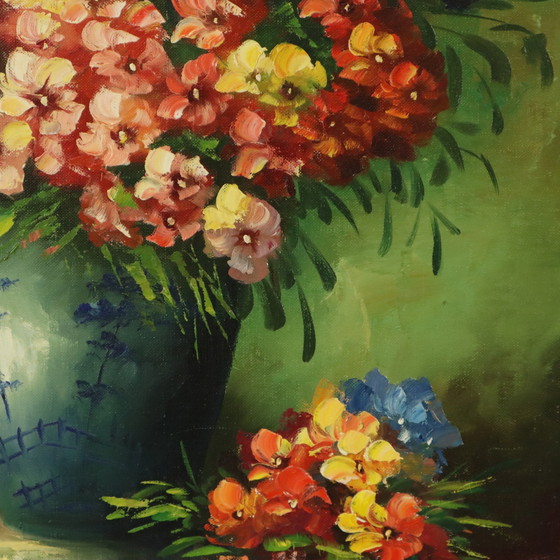 Image 1 of Bunte Blumen Stilleben Malerei
