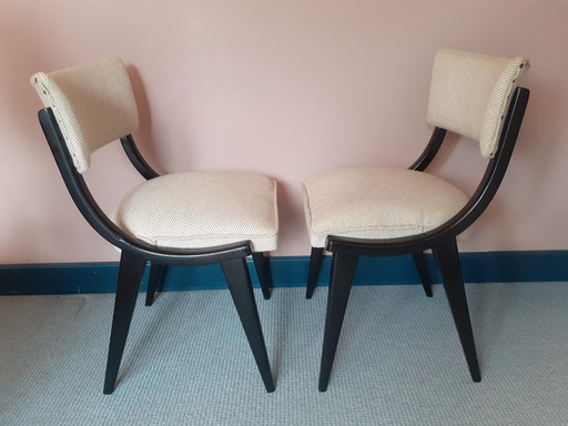 2X Mid Century Ben Chairs Eetkamerstoelen