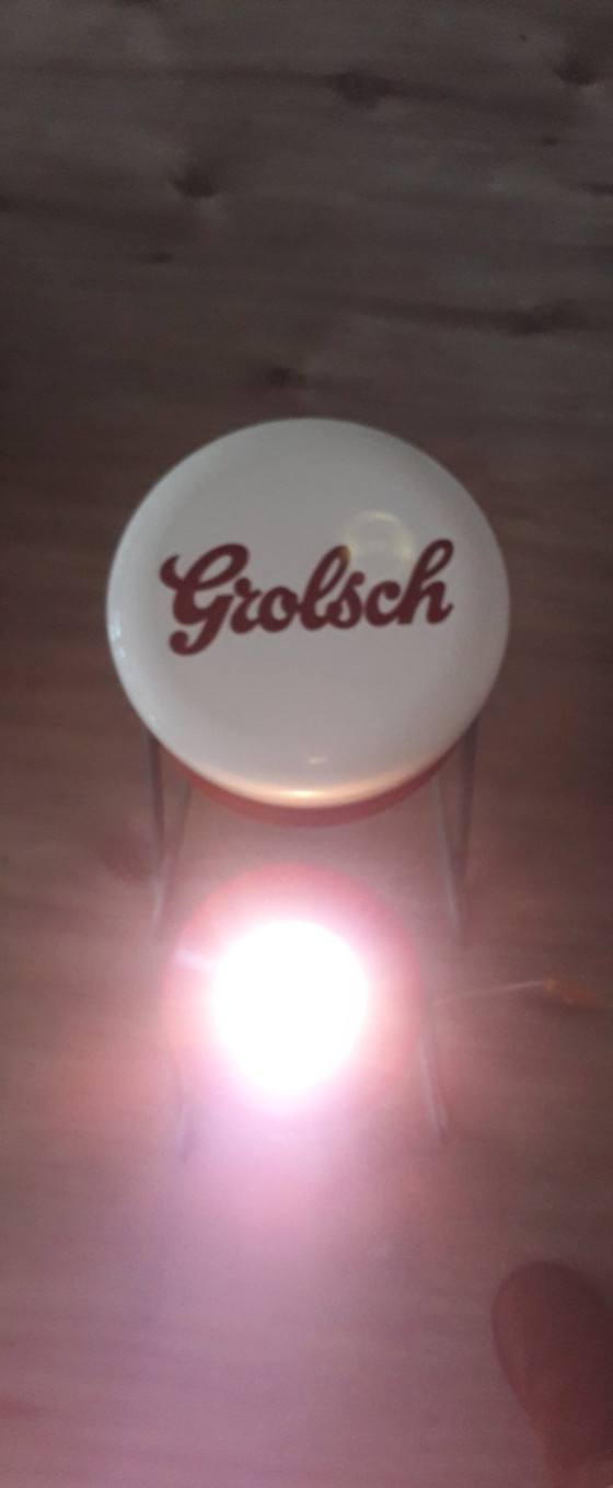 Image 1 of Grolsch lamp and stool