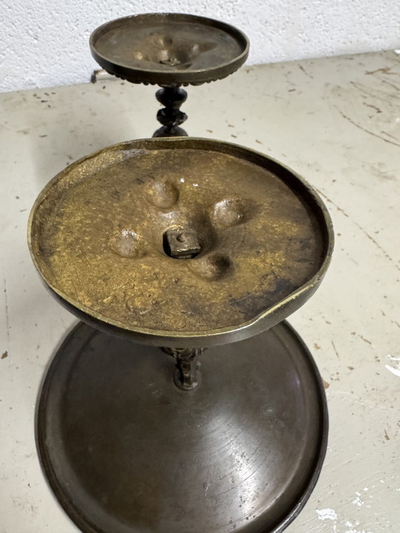 Image 1 of Coupes sur pied en bronze style Renaissance