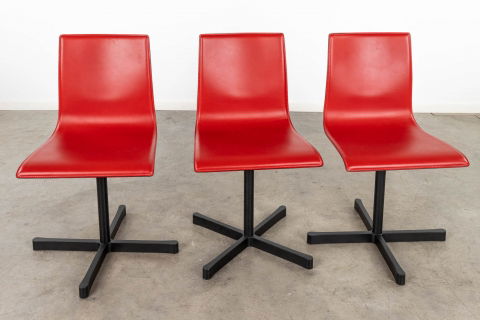 3x chaises design