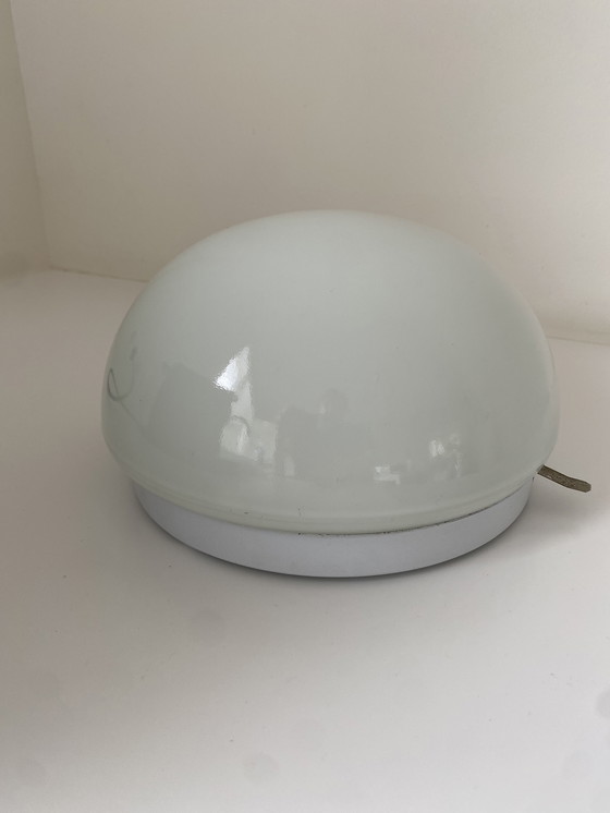 Image 1 of Vintage Opaline Glass Ceiling Lamp - Wall Lamp Massive - Opaline Glass '70s