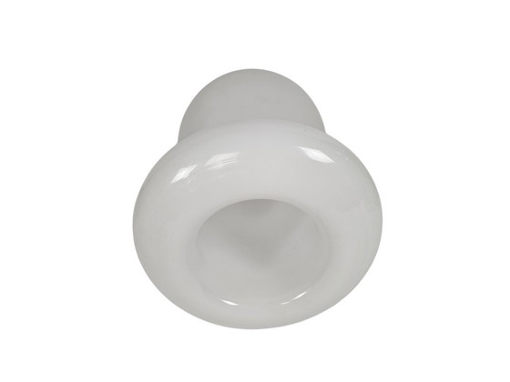 Ikea collectables - design Maria Vinka - model Stockholm - XL vase - 1999, Glass, White (photo 6 of 7)