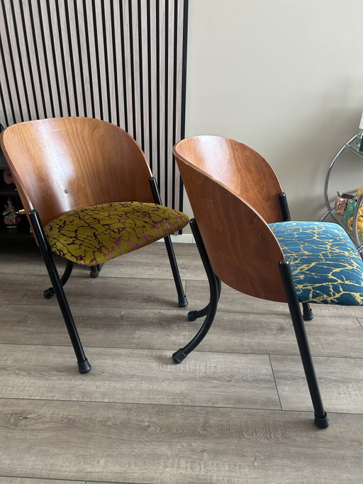 Sedie vintage in compensato 6x