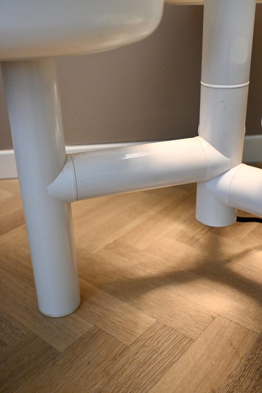 Floor lamp Ypma BV ‘Chantal’ with plant holders, space age 70s