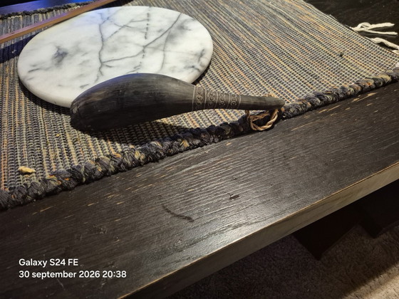 Oromo Hornlöffel 26 cm – Dekorative Objekte, Andere (photo 4 of 6)