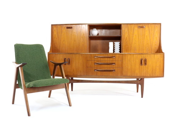 Image 1 of G Plan Victor Wilkens Highboard 'Tottington' Vintage