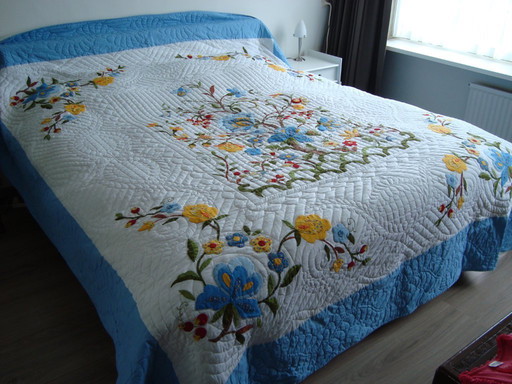 Handmade Amish Quilt (from 1986) - ‘Tree of life’ pattern