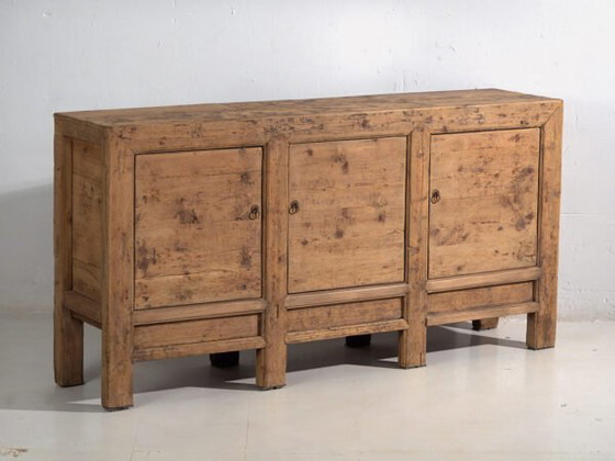 Antikes dreitüriges Sideboard (ca. 1900) #2 (photo 6 of 40)