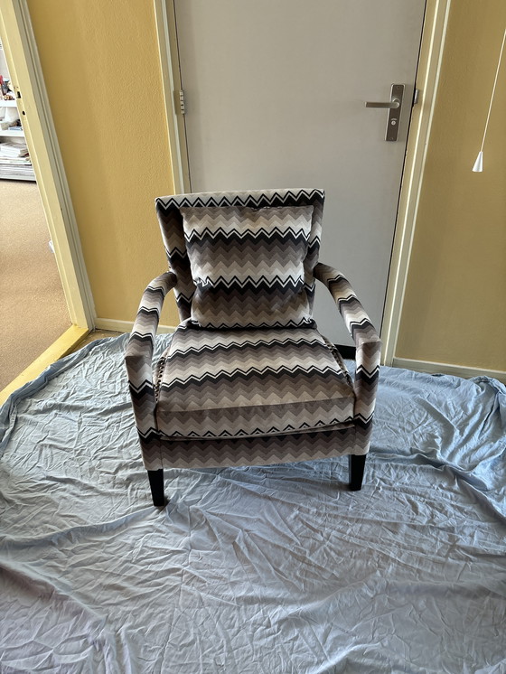 Image 1 of Chaise Eichholz Gregory Chevron Brown