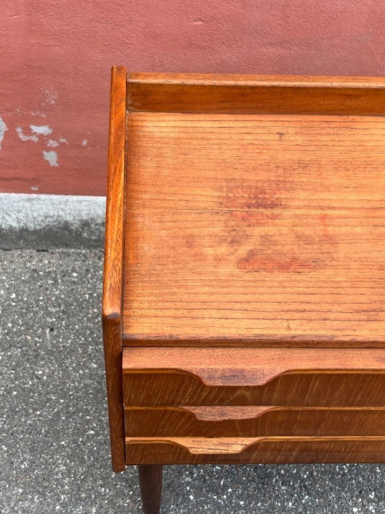 Image 1 of Cassettiera/comodino vintage danese in teak, anni '60