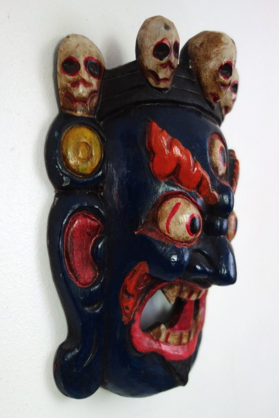 Image 1 of Antica maschera MAHAKALA dal NEPAL