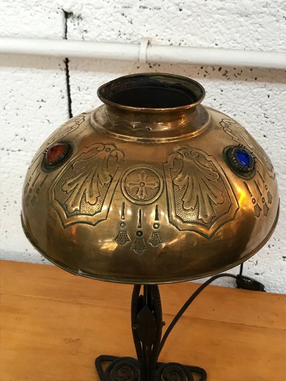 Image 1 of Antieke Art Nouveau lamp