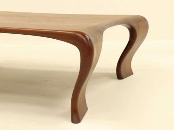Image 1 of Organic Coffee Table in Solid Iroko by Marc Van Rampelberg