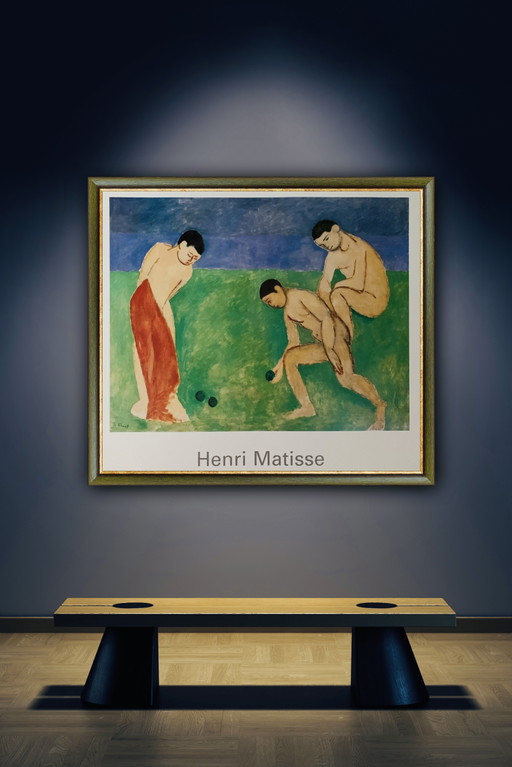 Henri Matisse, Litografia “Joueurs De Boules, 1908”. ©1997 N. 359. Firmato in lastra.
